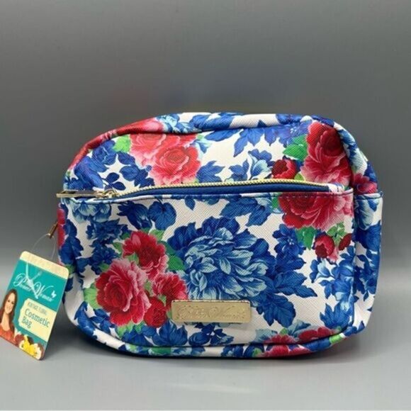 The Pioneer Woman Cosmetic Make Up Bag Pouch Heritage Floral Pattern - Picture 1 of 5